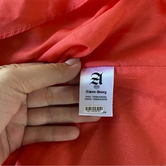 The Rose Shimmer Romance gown Mini Dress Maison Amory Size XS - Picture 7 of 8